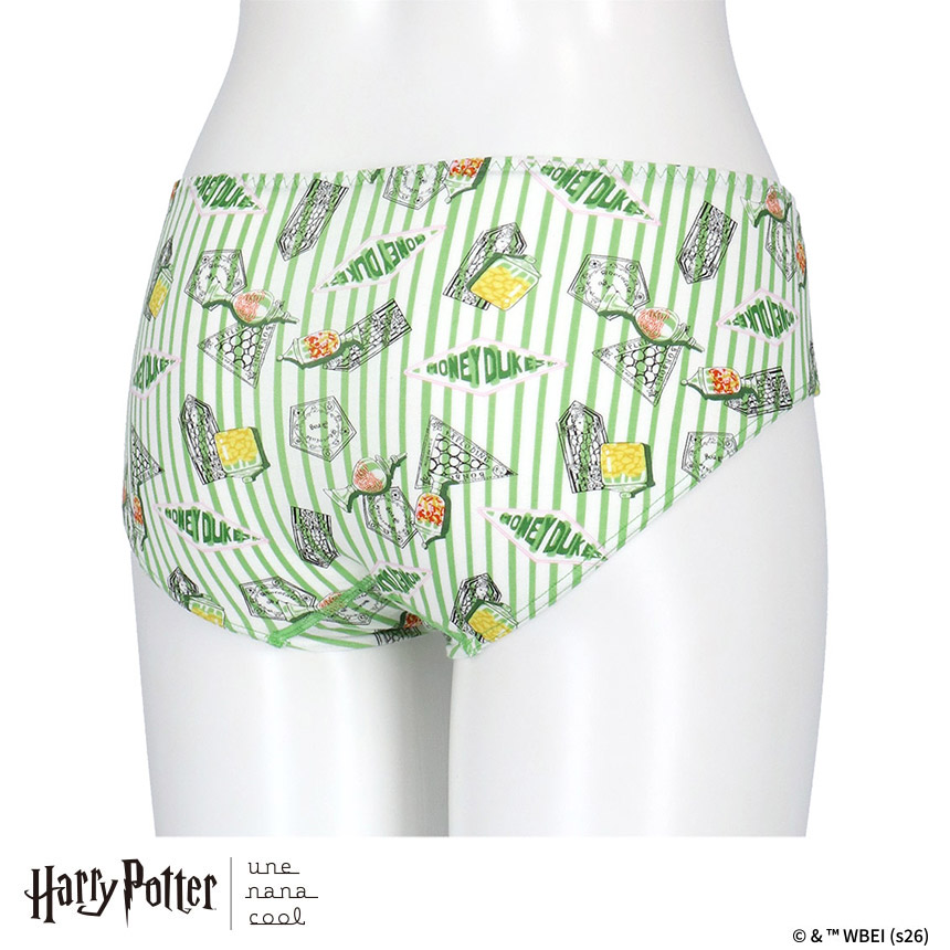 LF6267|ウンナナクール une nana cool Harry Potter × une nana cool ナイトアップブラ連動 スタンダードショーツ M/L