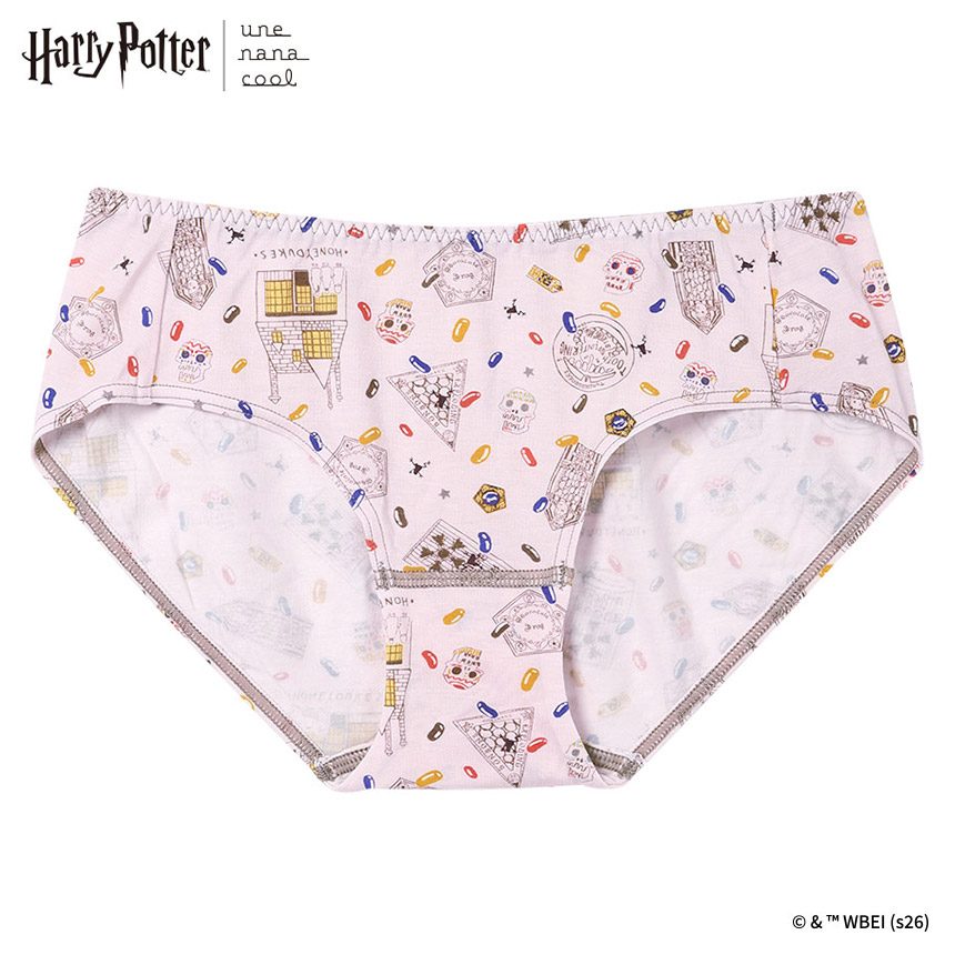 LF6267|ウンナナクール une nana cool Harry Potter × une nana cool ナイトアップブラ連動 スタンダードショーツ M/L