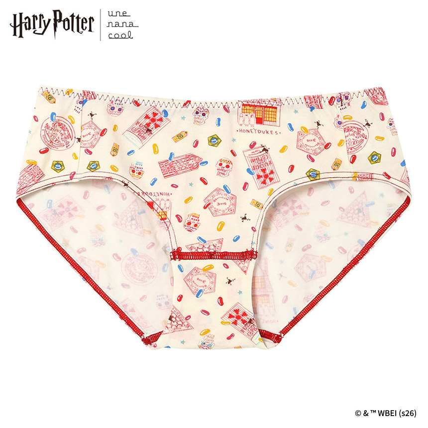 LF6267|ウンナナクール une nana cool Harry Potter × une nana cool ナイトアップブラ連動 スタンダードショーツ M/L