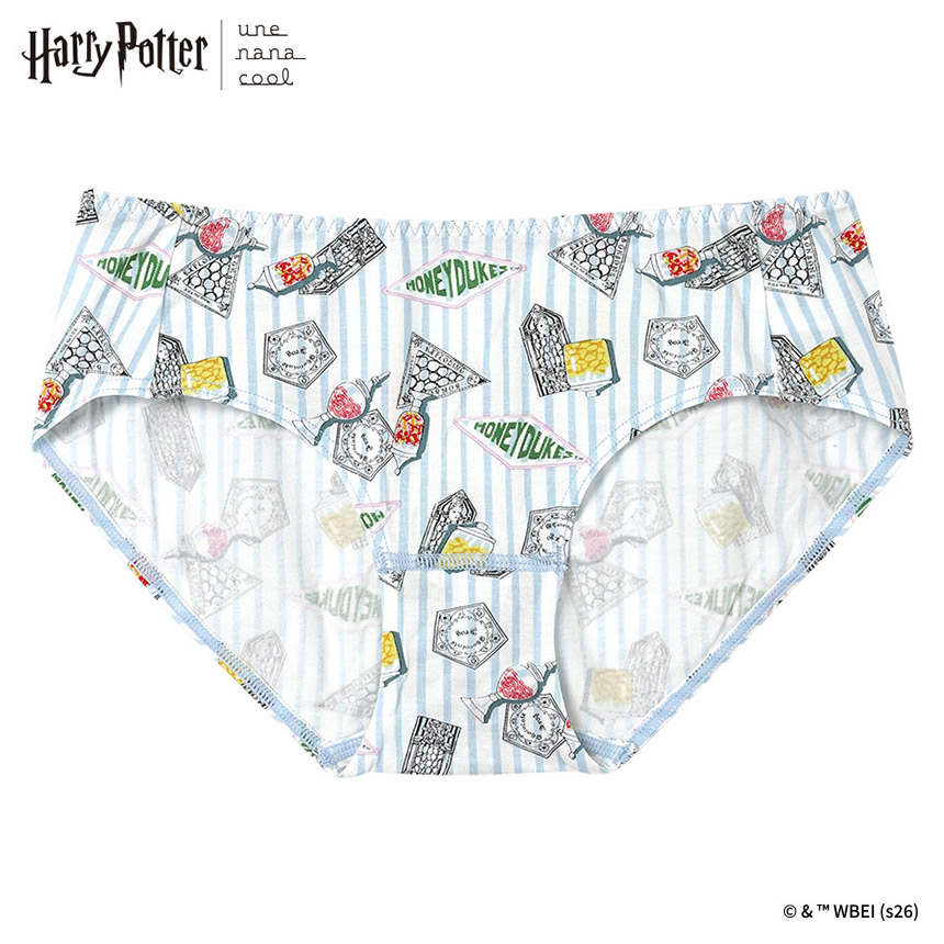 LF6267|ウンナナクール une nana cool Harry Potter × une nana cool ナイトアップブラ連動 スタンダードショーツ M/L