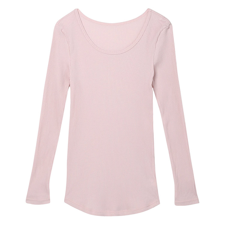 LS1000|ウンナナクール une nana cool リブ編みコットン トップス M/L