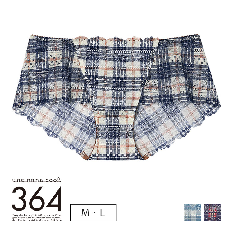 PUN233｜ウンナナクール une nana cool リニューアル 364ブラ レース 総レースショーツ M/L