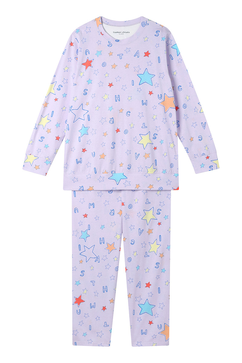 UDX558|ワコール ツモリチサト スリープ パジャマ 上下セット 10分丈・10分袖 M/L/LL