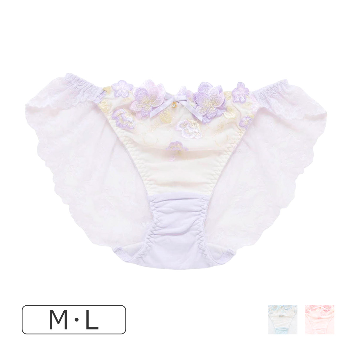 26-38127|ナルエー ティア 26-38525シリーズ バックレースショーツ M/L