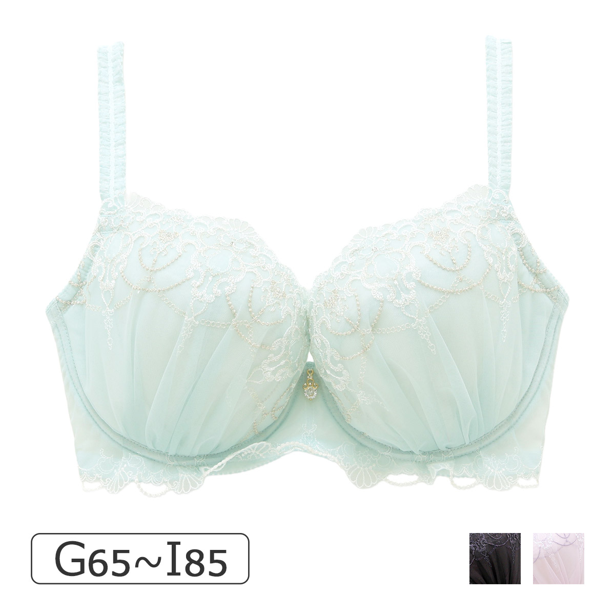 26-58536|ナルエー クリスタルラグーン 26-58536シリーズ ブラジャー単品 シェイプグラマー GHIカップ アンダー65/70/75/80/85cm