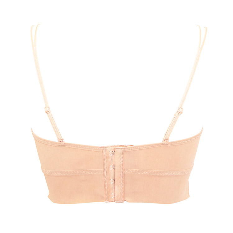 26-58551|ナルエー カップ付き シームレス シンプル チューブトップ ストラップレス ノンワイヤーブラ S/M/L