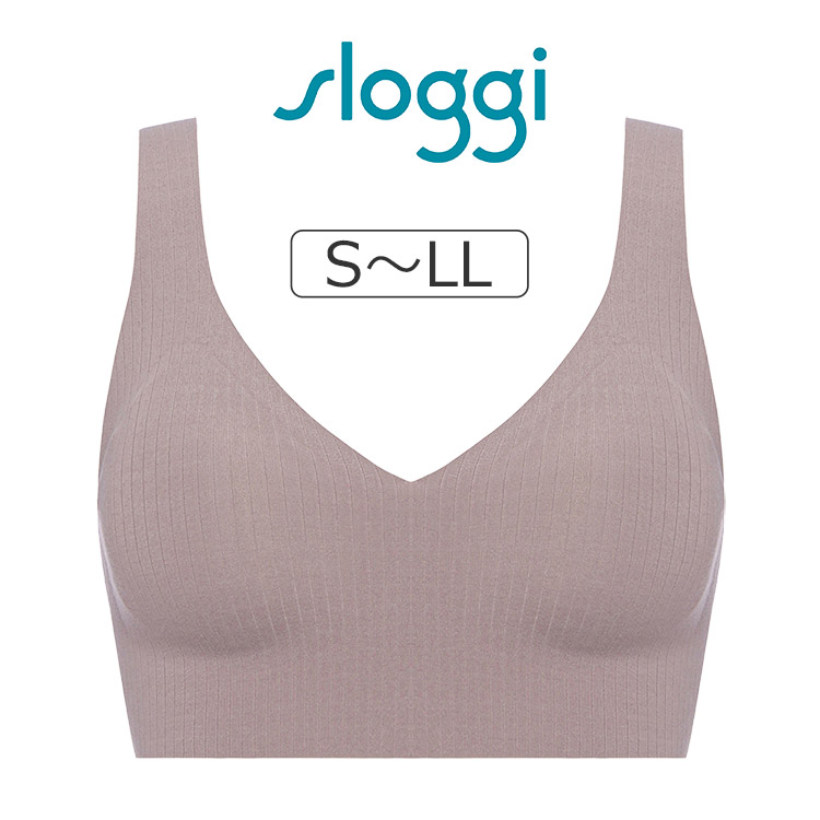 G088Bralette｜トリンプ スロギー ゼロフィール オーガニックコットン ノンワイヤーブラ ブラレット S/M/L/LL