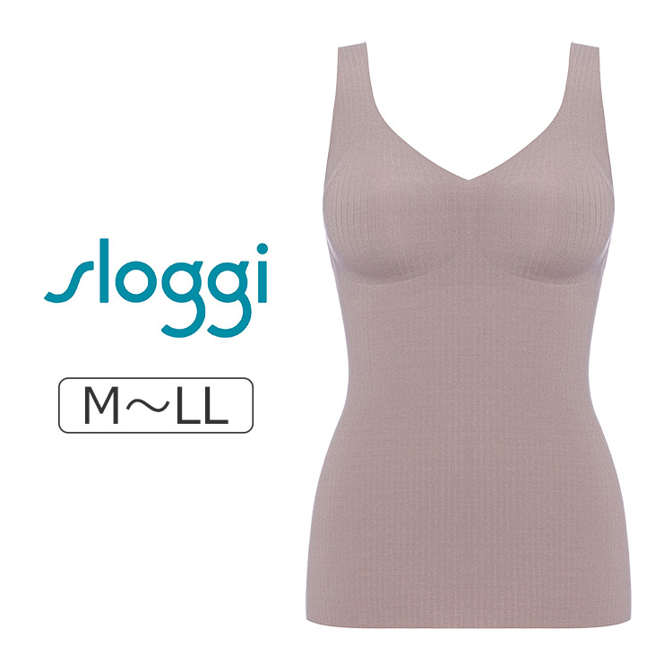 G088BV｜トリンプ スロギー ゼロフィール オーガニックコットン カップ付きキャミソール M/L/LL