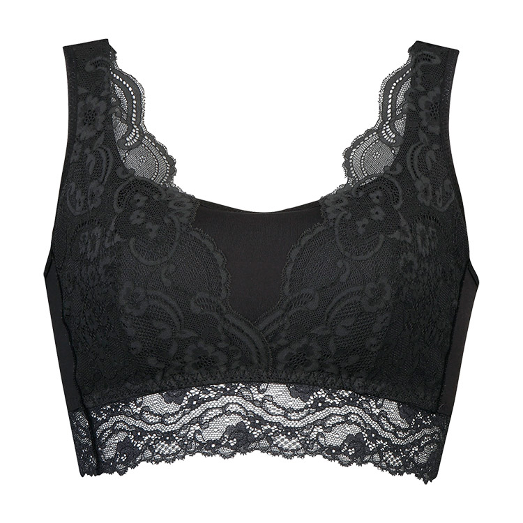 BTJ100|ワコール サルート 00グループ 00G ナイトアップブラ ドレッシィ ノンワイヤーブラ パッド入りハーフトップ M/L/LL