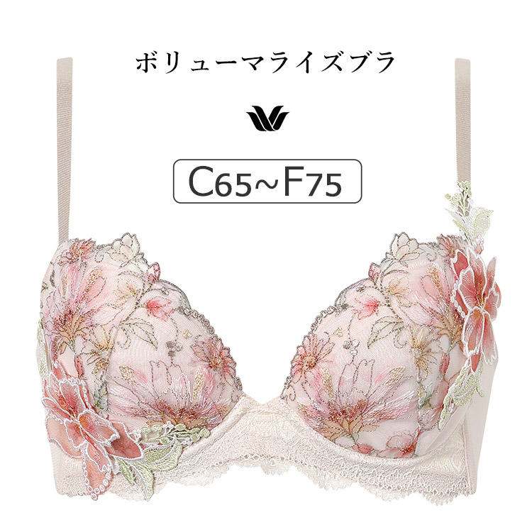 BXD726｜ワコール プレミアム 26series BXD426シリーズ ボリューマライズブラ ブラジャー単品 CDEFGカップ  アンダー 65/70/75cm