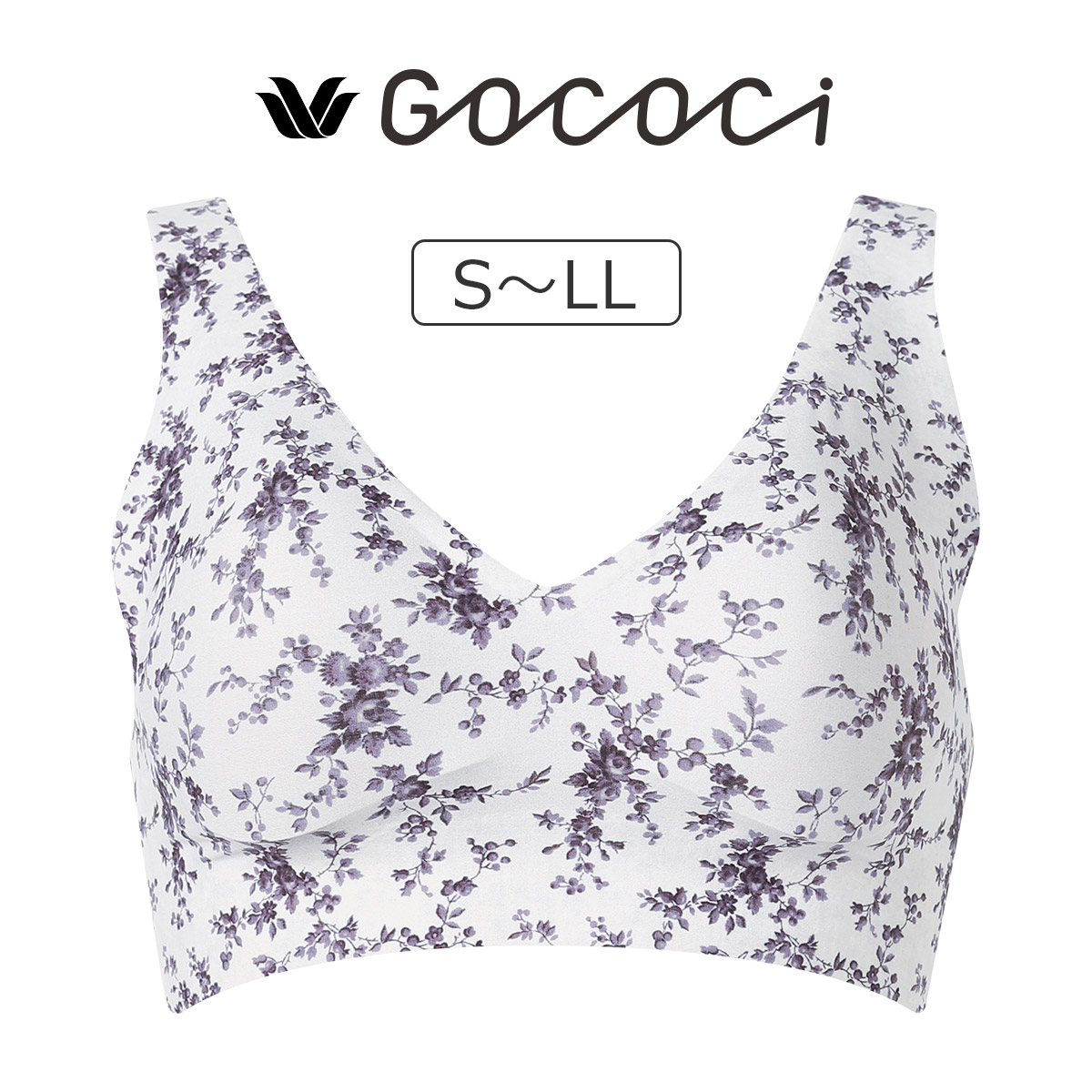 CGG536|ワコール GOCOCi ゴコチ カップ付きハーフトップ S/M/L/LL