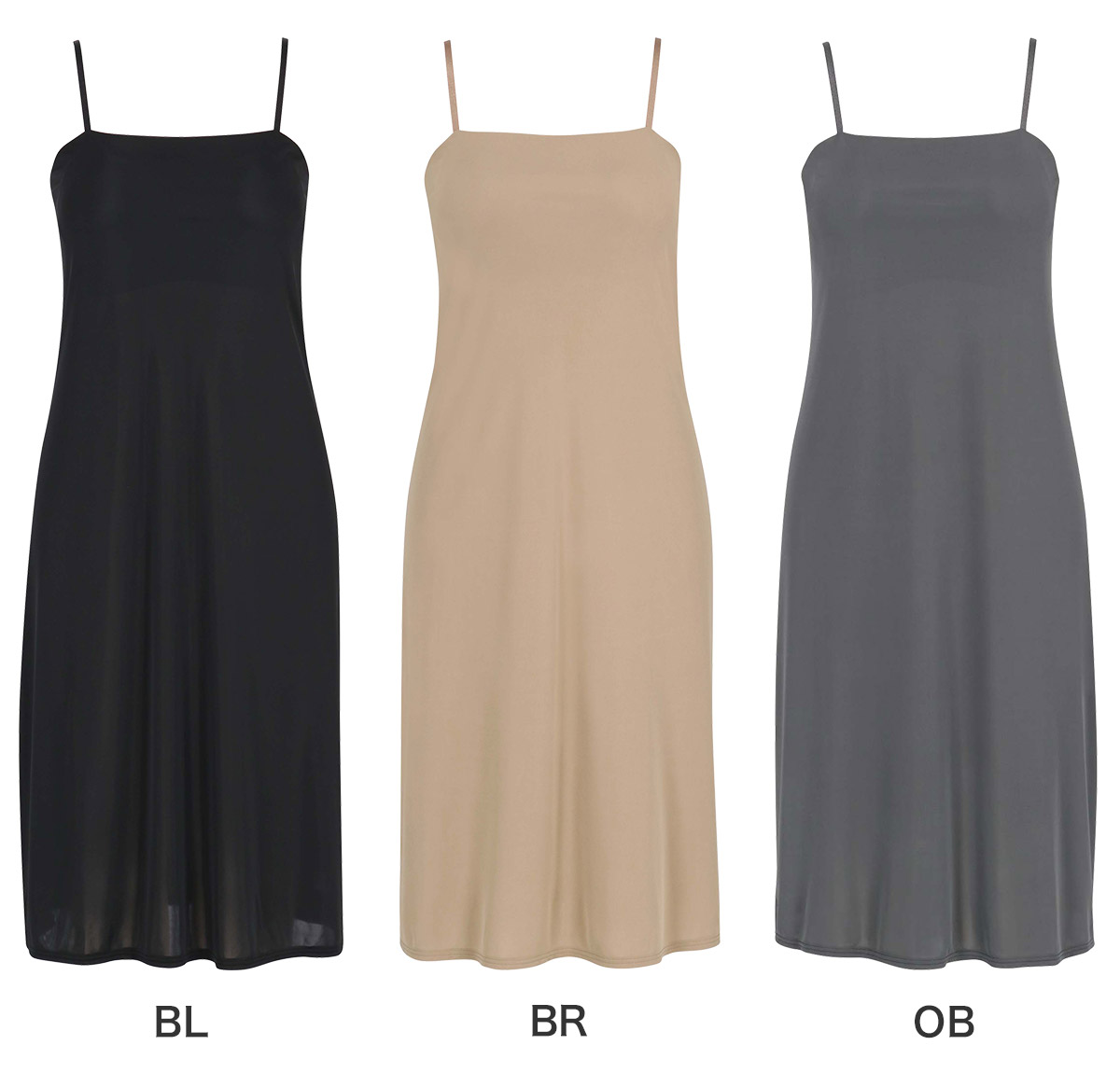 ET6022|ワコール シンクロブラワンピ スリップ カップ付きインナー M/L/LL