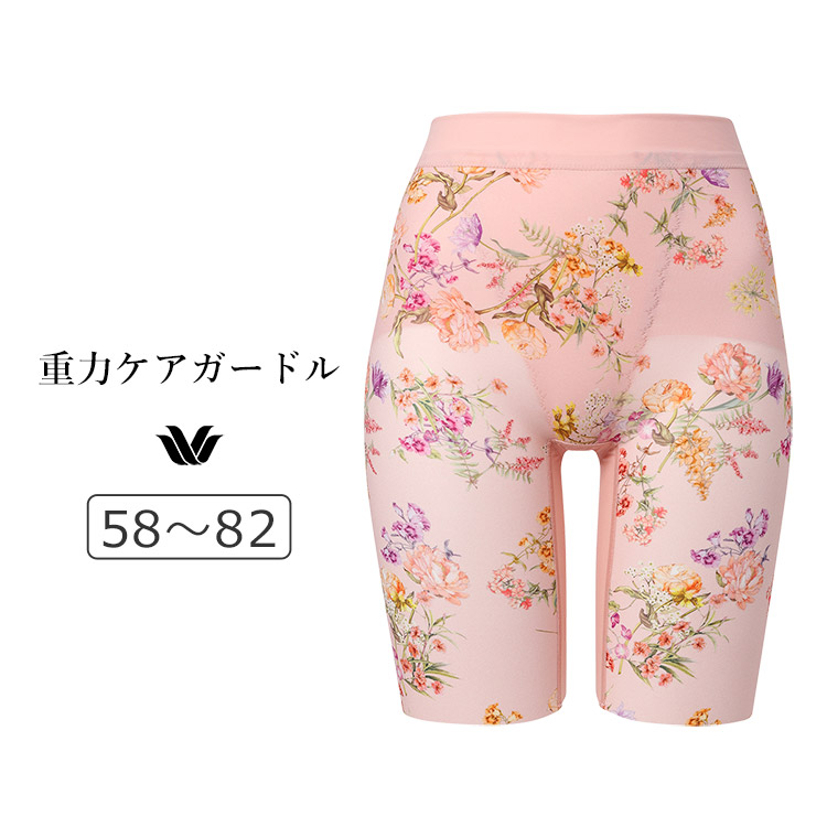 GRC623｜ワコール 重力ケアガードル  ロングガードル ジャストウエスト ロング丈 58/64/70/76/82