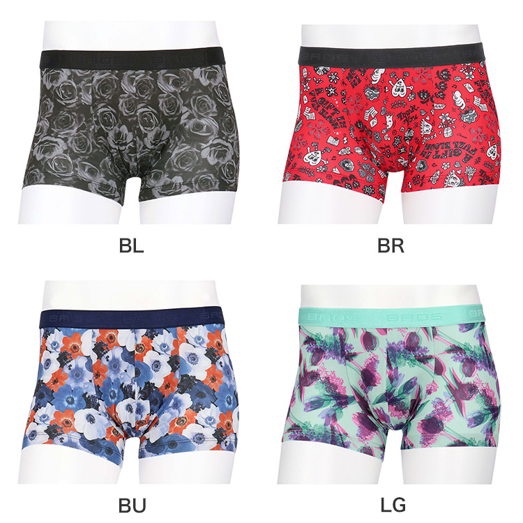 GT3221|ワコール ブロス BROS 環境配慮 ボクサーパンツ メンズ はきこみ丈 ノーマル 股下丈 ノーマル丈 前閉じ M/L/LL