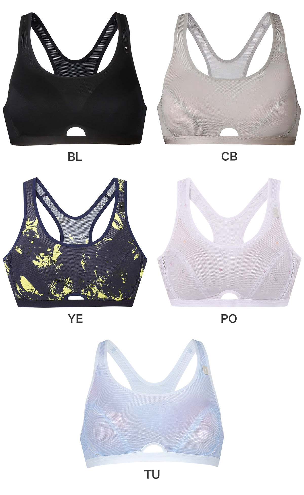 HTY007|ワコール CW-X ズレにくい FITNESS スポーツブラ 吸汗速乾・汗消臭 S/M/L/LL(AB-EFカップ)