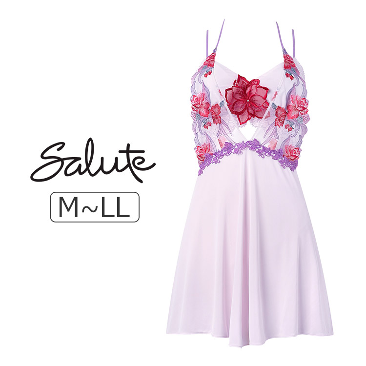 NTJ233|ワコール サルート 33グループ 33G ランジェリードレス M/L/LL