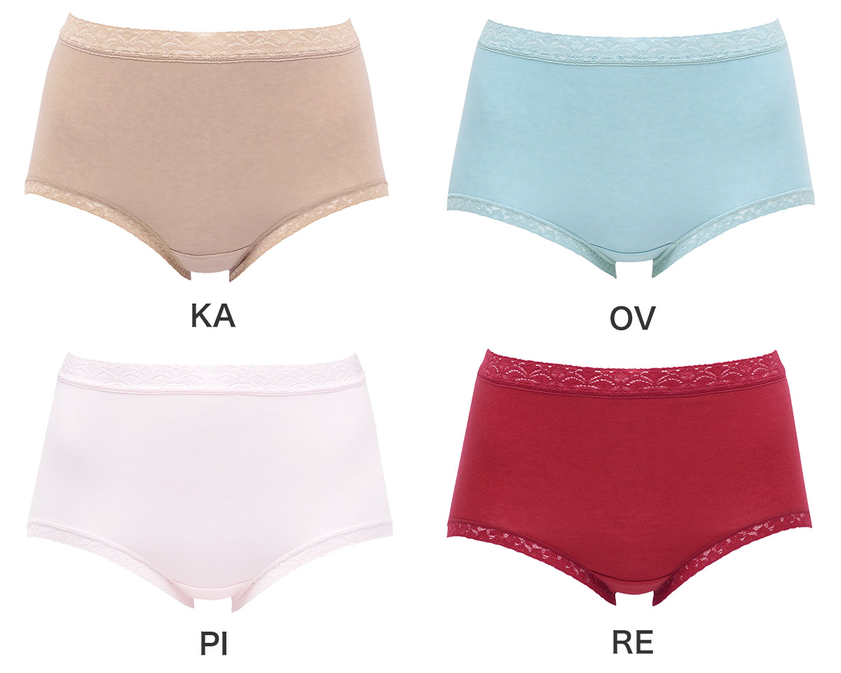 PPA112|ワコール ディアヒップ DearHip Shorts 綿混 ノーマルショーツ はきこみ丈 ふかめ M/L/LL/3L
