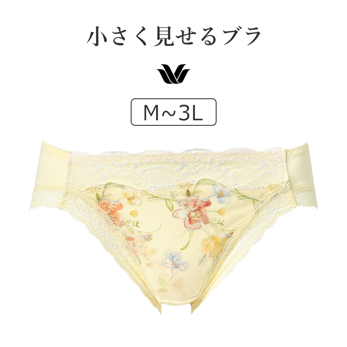 PRA153|ワコール 小さく見せるブラ BRB453シリーズ スタンダードショーツ はきこみ丈・あさめ M/L/LL/3L