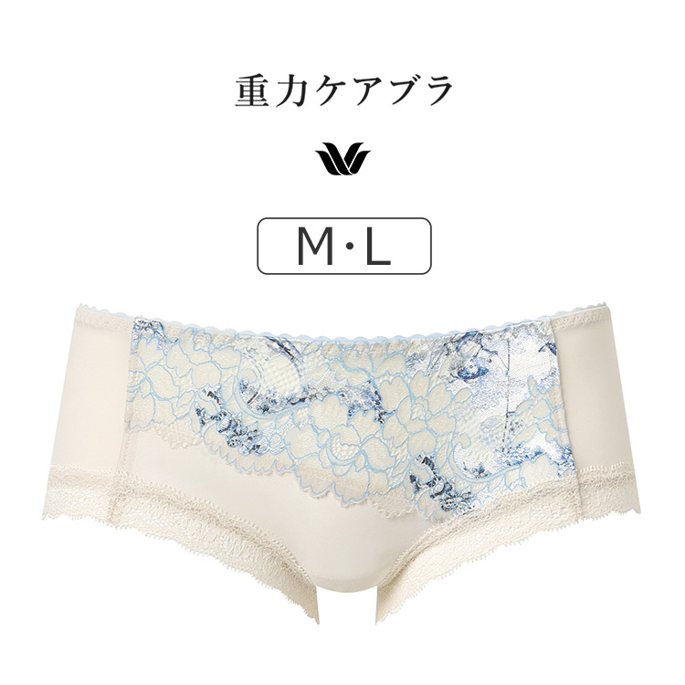 PXB694｜ワコール 重力ケアブラ BXB194シリーズ ボーイレングスショーツ はきこみ丈 あさめ（ローライズ） M/L