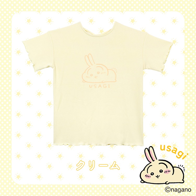 L1P6001|ちいかわ ルームウェア トップス リブトップス M-L