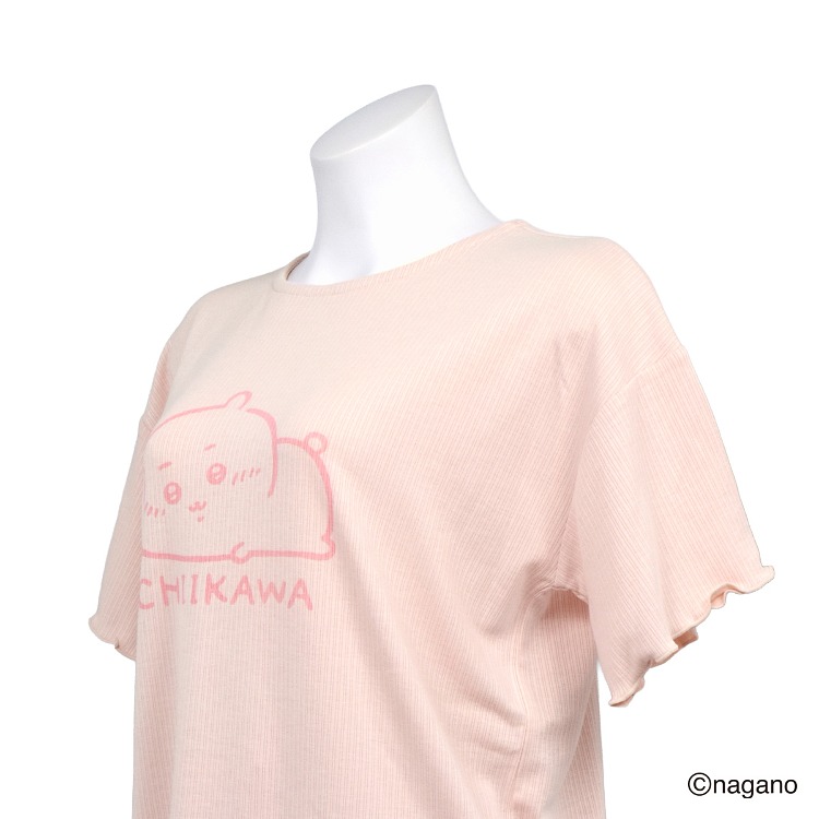 L1P6001|ちいかわ ルームウェア トップス リブトップス M-L