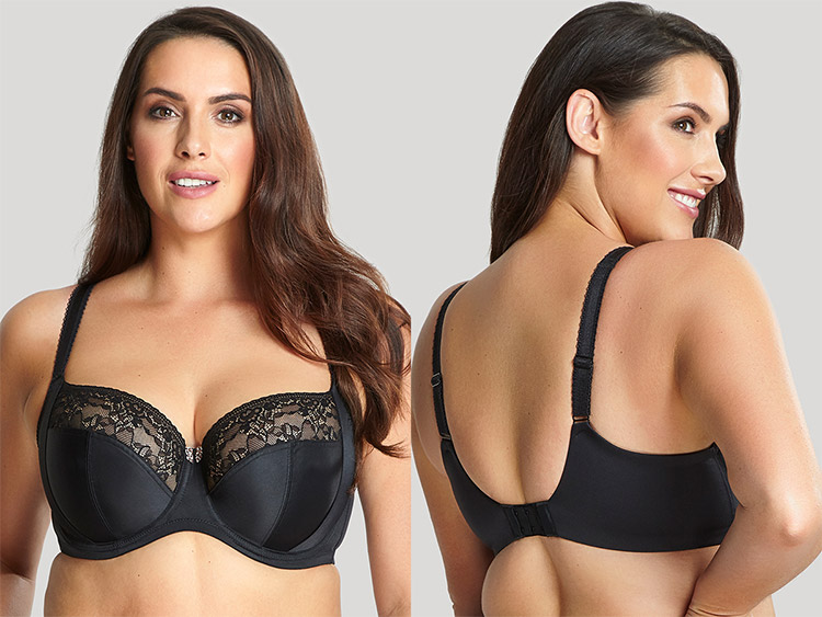 Sculptresse Bra - Chi Chi Balconnet Bra 7695 - Black -FREE EXPRESS