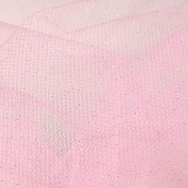 生地 スターリーベール(035-W1250S) 3.ピンク×シルバーラメ 10Aa01_