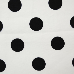 生地 水玉ブロード 1774 L 3 9 白地 黒 B At オカダヤ Okadaya 布 生地 毛糸 手芸用品の専門店