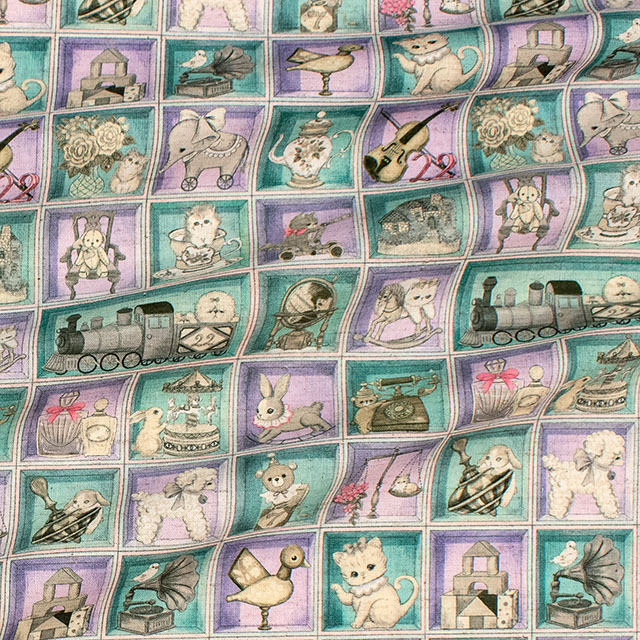 5B.ラベンダー×グリーン