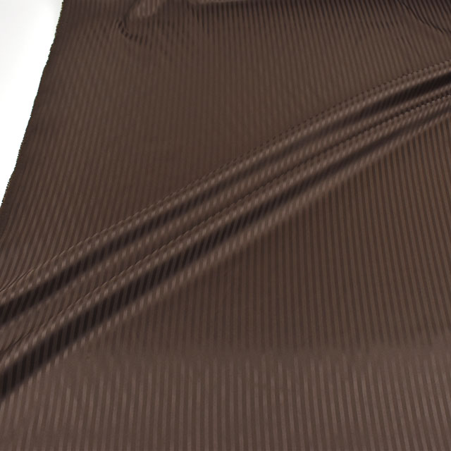 裏地 ジャガード ストライプ柄(3870) 5.こげ茶 09Cx49_