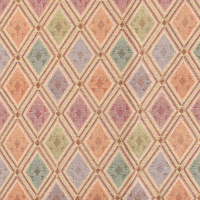 生地 ゴブランジャガード 幾何柄 約140cm幅×150cmカット(75601-1) 色番3 14yy88_