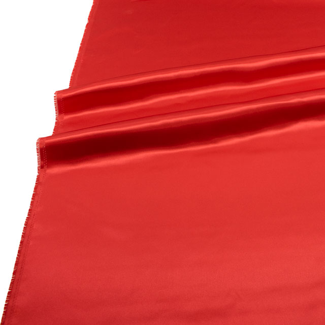 生地 ドレーナサテン(KE5030S) 44.赤 10Be07_