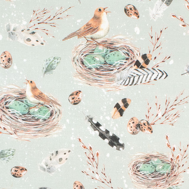 生地 acufactum-アクファクトゥム- 巣の鳴き声(ACU3523) 874.グリーン 09Ac04_