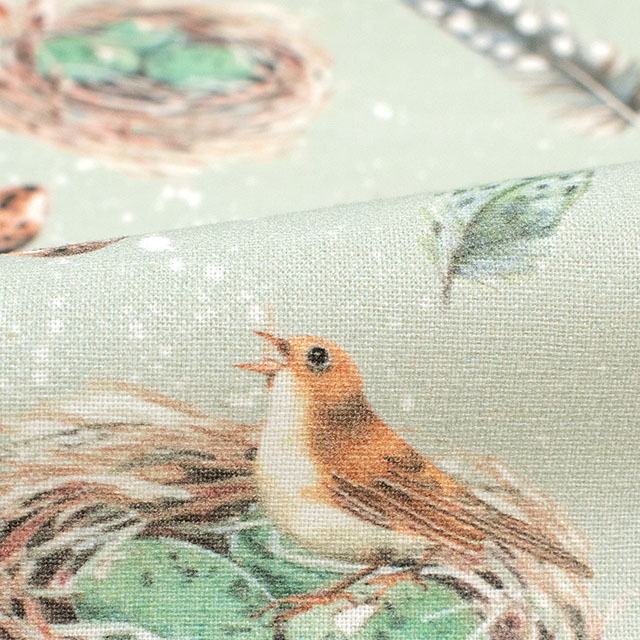 生地 acufactum-アクファクトゥム- 巣の鳴き声(ACU3523) 874.グリーン 09Ac04_