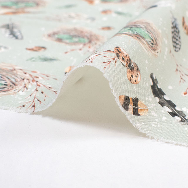 生地 acufactum-アクファクトゥム- 巣の鳴き声(ACU3523) 874.グリーン 09Ac04_