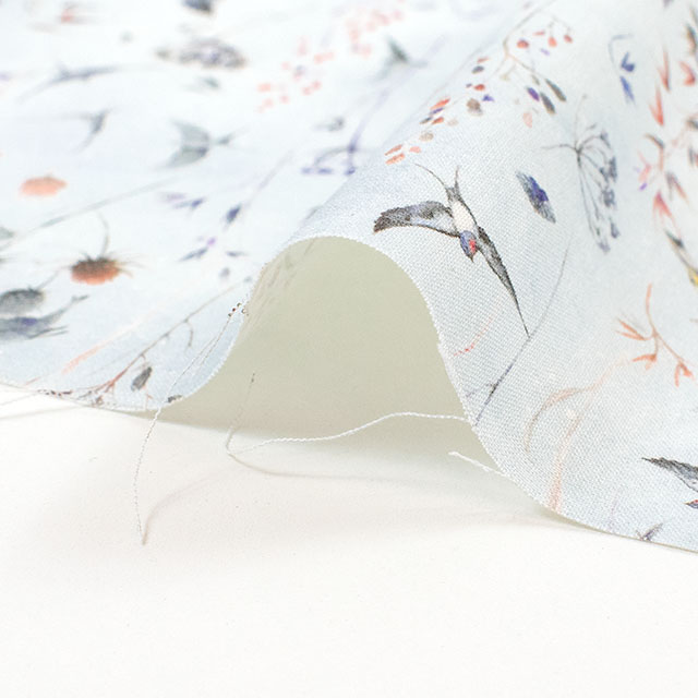 生地 acufactum-アクファクトゥム- 草原の魔法とツバメの飛行(ACU3523) 981.ブルー 09Ac04_