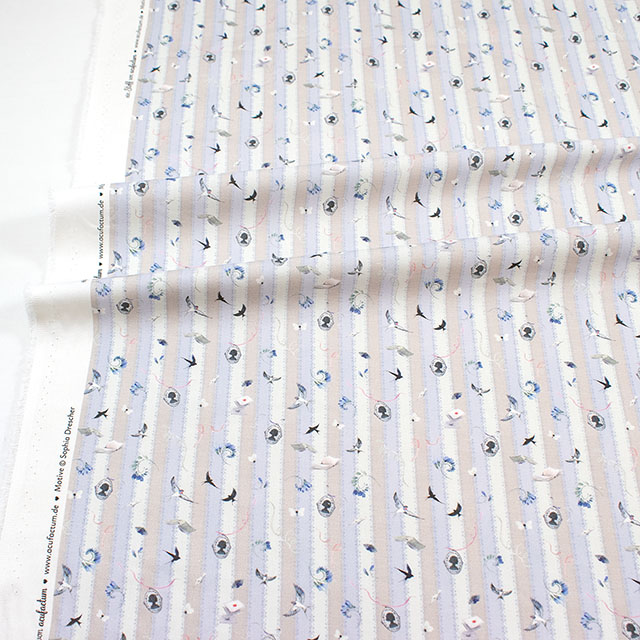 生地 acufactum-アクファクトゥム- 青の喜び(ACU3523) 984.ブルー/ベージュ 09Ac04_