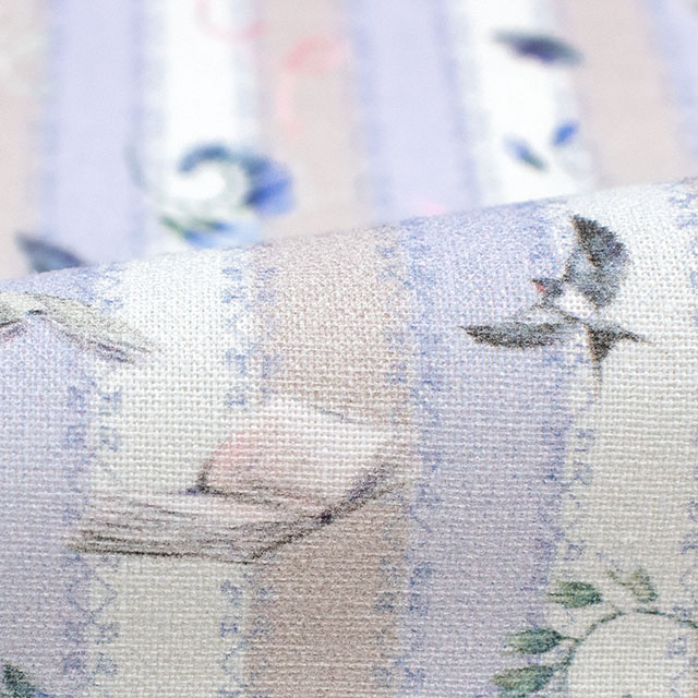 生地 acufactum-アクファクトゥム- 青の喜び(ACU3523) 984.ブルー/ベージュ 09Ac04_