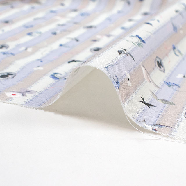 生地 acufactum-アクファクトゥム- 青の喜び(ACU3523) 984.ブルー/ベージュ 09Ac04_