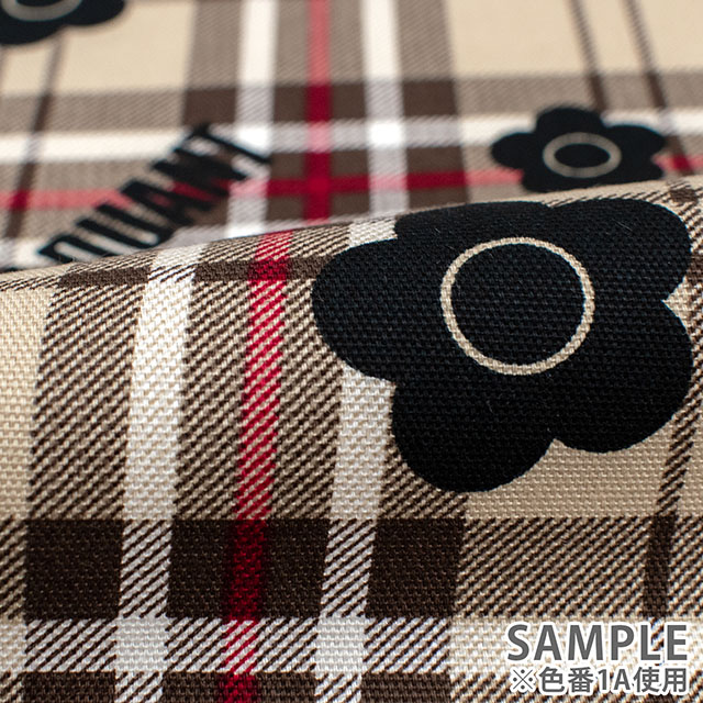 生地 MARY QUANT-マリー・クヮント- チェック/オックス(AP1050H) 1C.レッド 09Ac04_