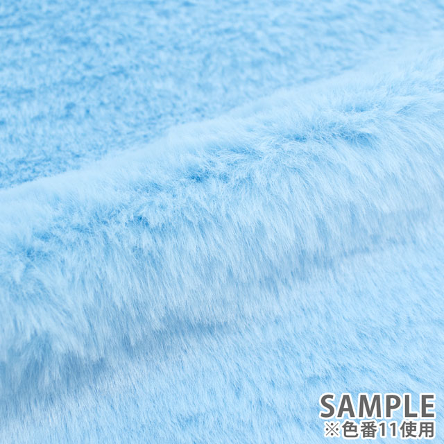 生地 ショートファー 約80cm幅×50cmカット(axl-24-81311) 24.レッド 10Bo23_