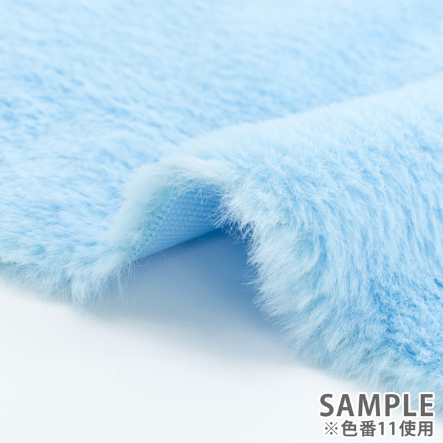 生地 ショートファー 約80cm幅×50cmカット(axl-24-81311) 24.レッド 10Bo23_