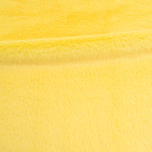 生地 ショートファー 約80cm幅×50cmカット(axl-24-81311) 17.ライトイエロー 10Bo23_