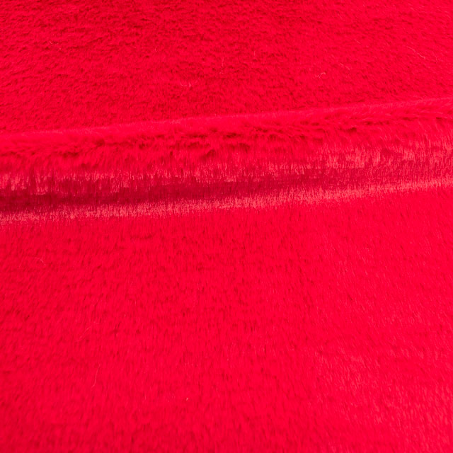 生地 ショートファー 約80cm幅×50cmカット(axl-24-81311) 24.レッド 10Bo23_