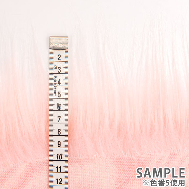 生地 長毛ファー 約90cm幅×50cmカット(axl-24-81334) 56.ダスティピンク 10Bo23_