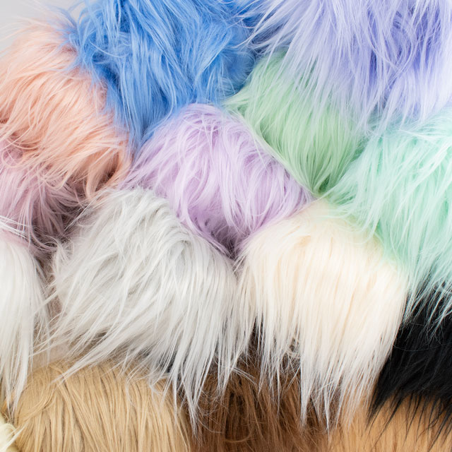 生地 長毛ファー 約90cm幅×50cmカット(axl-24-81334) 56.ダスティピンク 10Bo23_