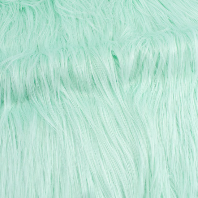 生地 長毛ファー 約90cm幅×50cmカット(axl-24-81334) 22.ミント 10Bo23_