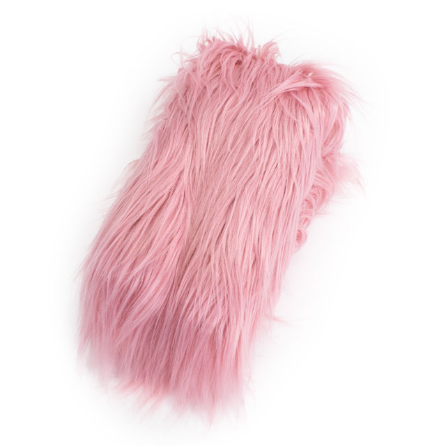 生地 長毛ファー 約90cm幅×50cmカット(axl-24-81334) 56.ダスティピンク 10Bo23_