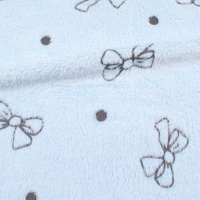 生地 リボンファー 約160cm幅×50cmカット(axl-25-81579) 7.ライトブルー 10Bo23_