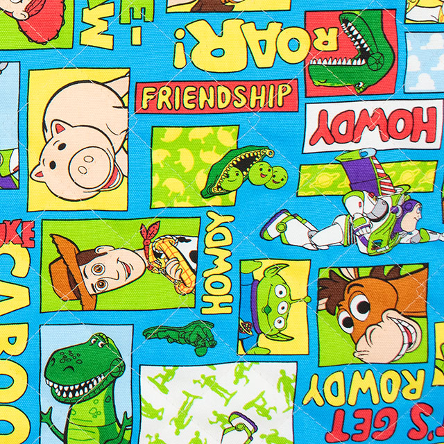 生地 BTSシリーズ トイ・ストーリー コミック/キルティング（GRQ-1156） 1A.ブルー 09Ae99_